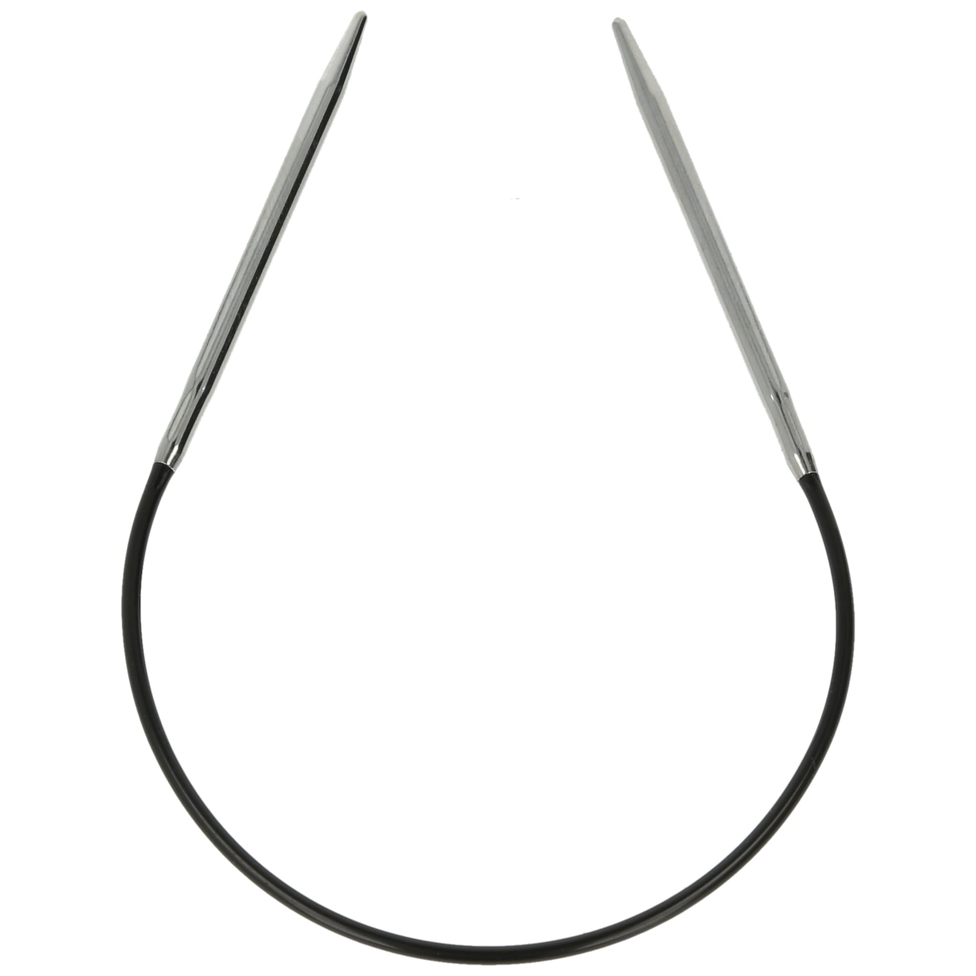 Aiguilles à tricoter circulaires en bronze blanc - Black Edition