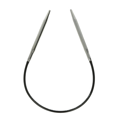 Aiguilles à tricoter circulaires en bronze blanc - Black Edition