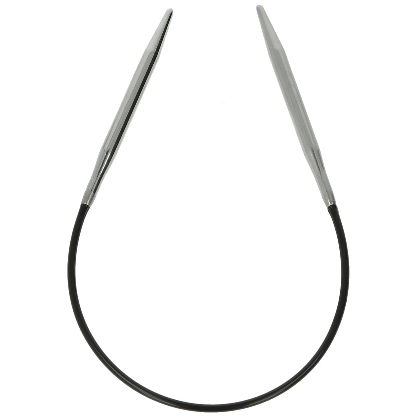 Aiguilles à tricoter circulaires en bronze blanc - Black Edition