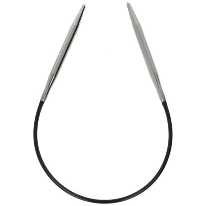 Aiguilles à tricoter circulaires en bronze blanc - Black Edition