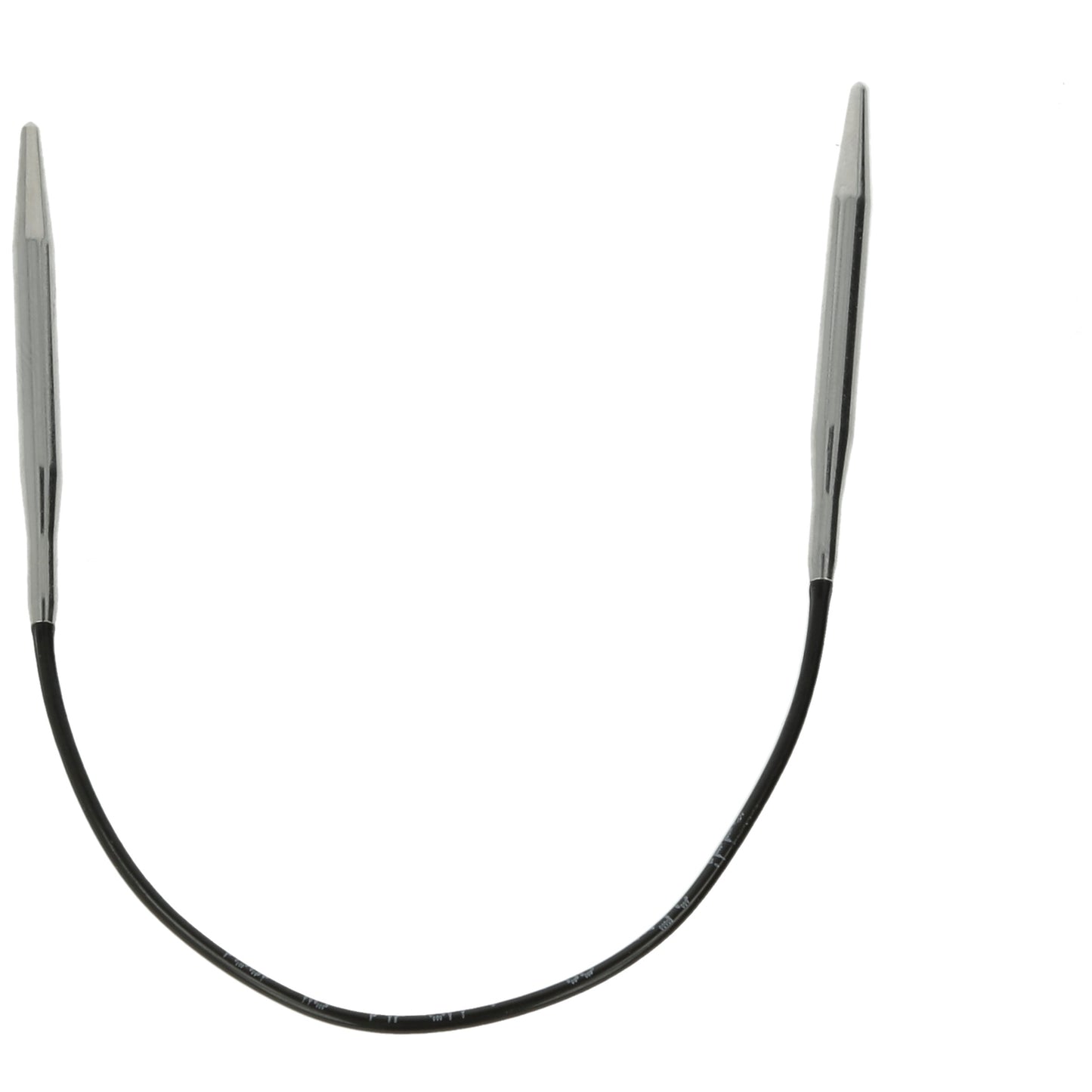 Aiguilles à tricoter circulaires en bronze blanc - Black Edition