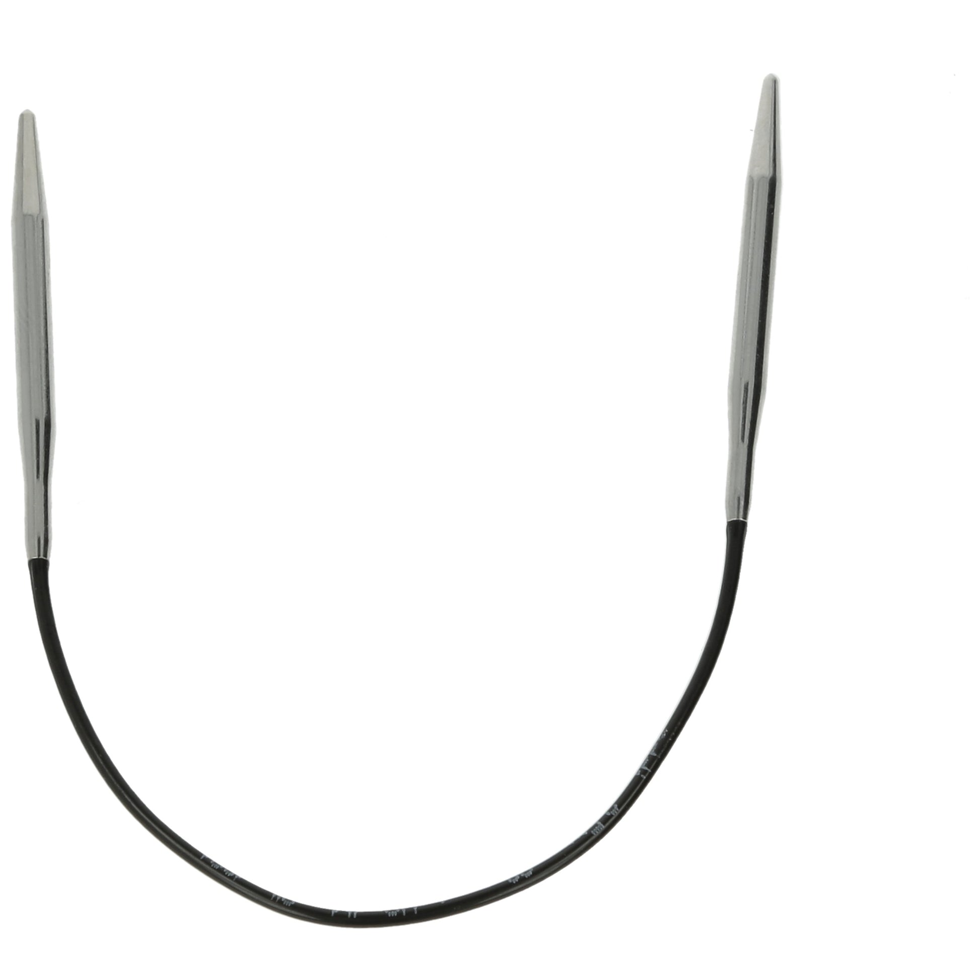 Aiguilles à tricoter circulaires en bronze blanc - Black Edition