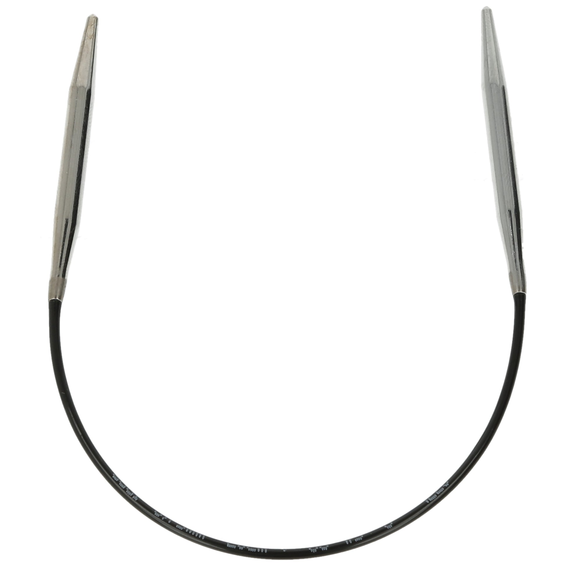 Aiguilles à tricoter circulaires en bronze blanc - Black Edition