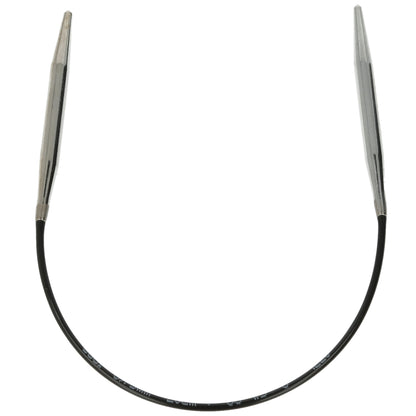 Aiguilles à tricoter circulaires en bronze blanc - Black Edition