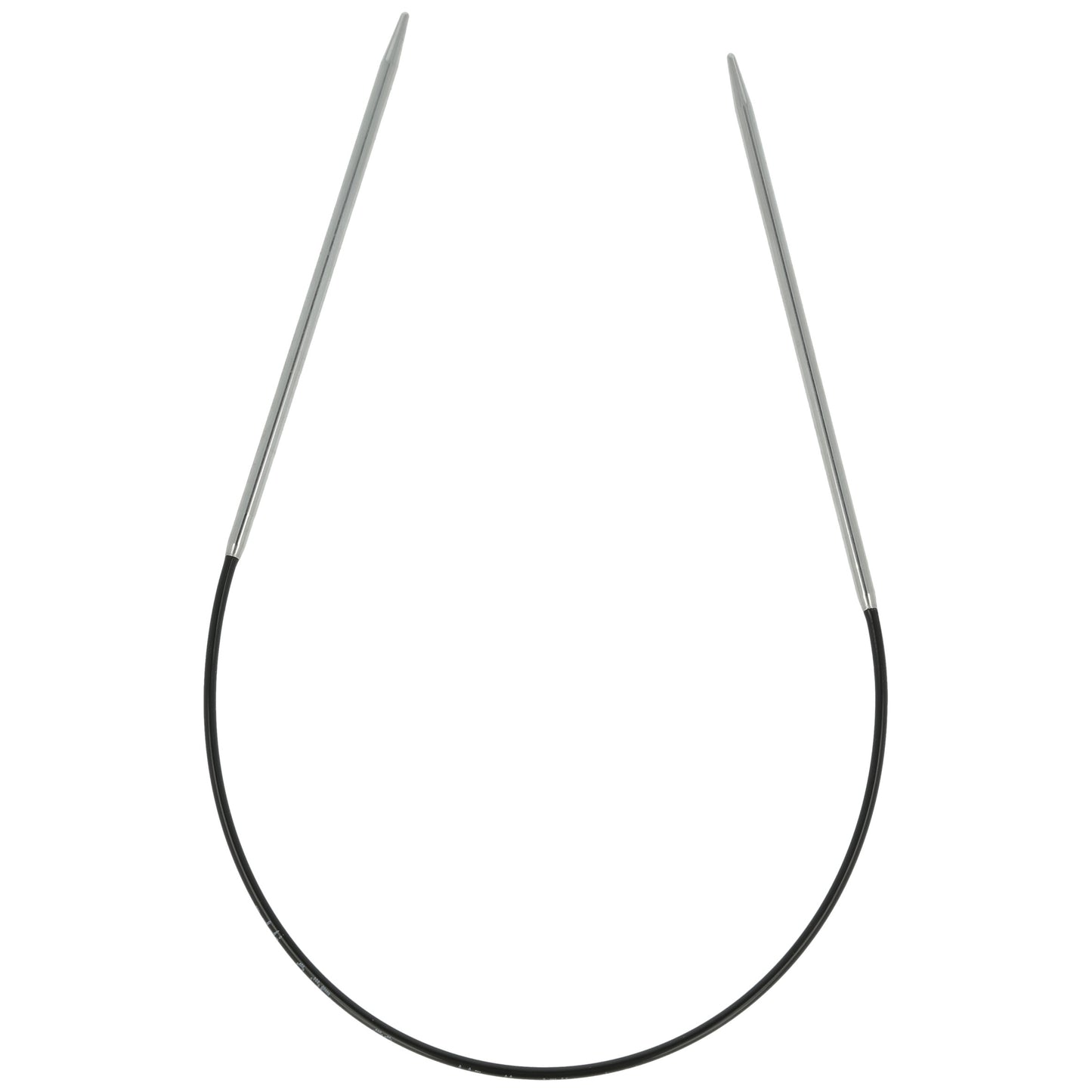 Aiguilles à tricoter circulaires en bronze blanc - Black Edition