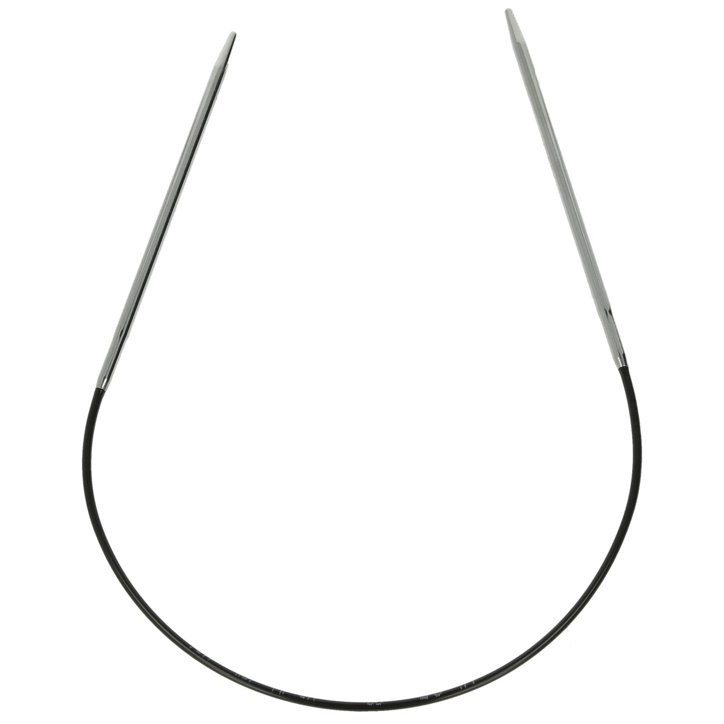 Aiguilles à tricoter circulaires en bronze blanc - Black Edition