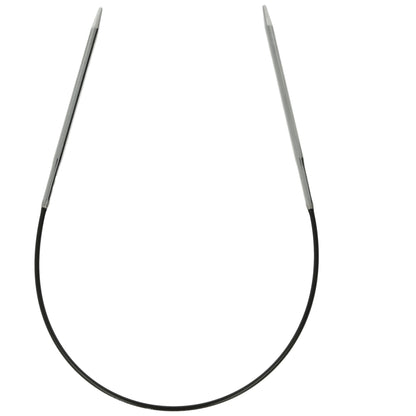 Aiguilles à tricoter circulaires en bronze blanc - Black Edition
