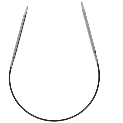 Aiguilles à tricoter circulaires en bronze blanc - Black Edition