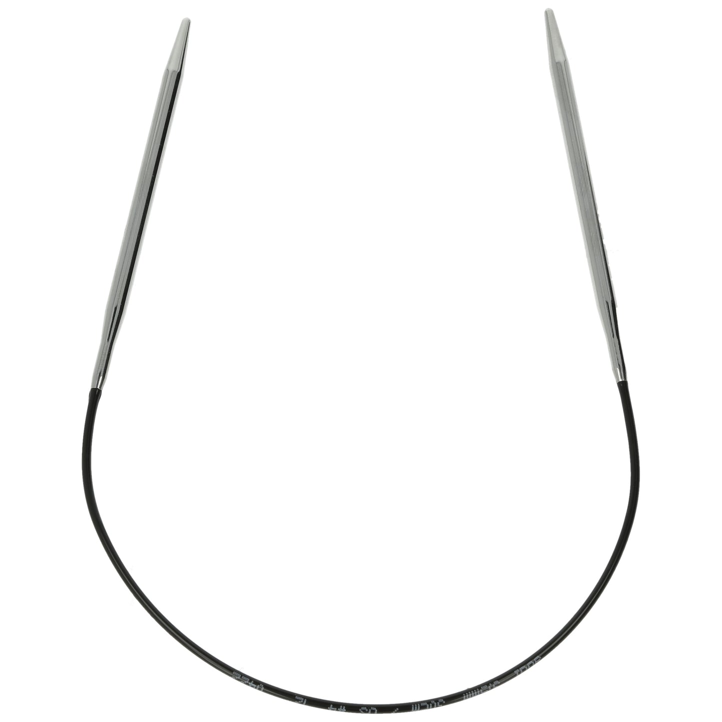 Aiguilles à tricoter circulaires en bronze blanc - Black Edition