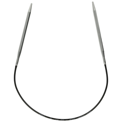 Aiguilles à tricoter circulaires en bronze blanc - Black Edition