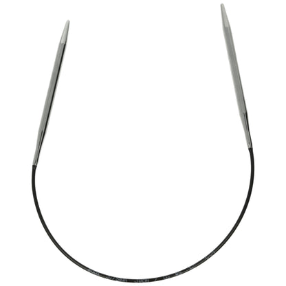 Aiguilles à tricoter circulaires en bronze blanc - Black Edition