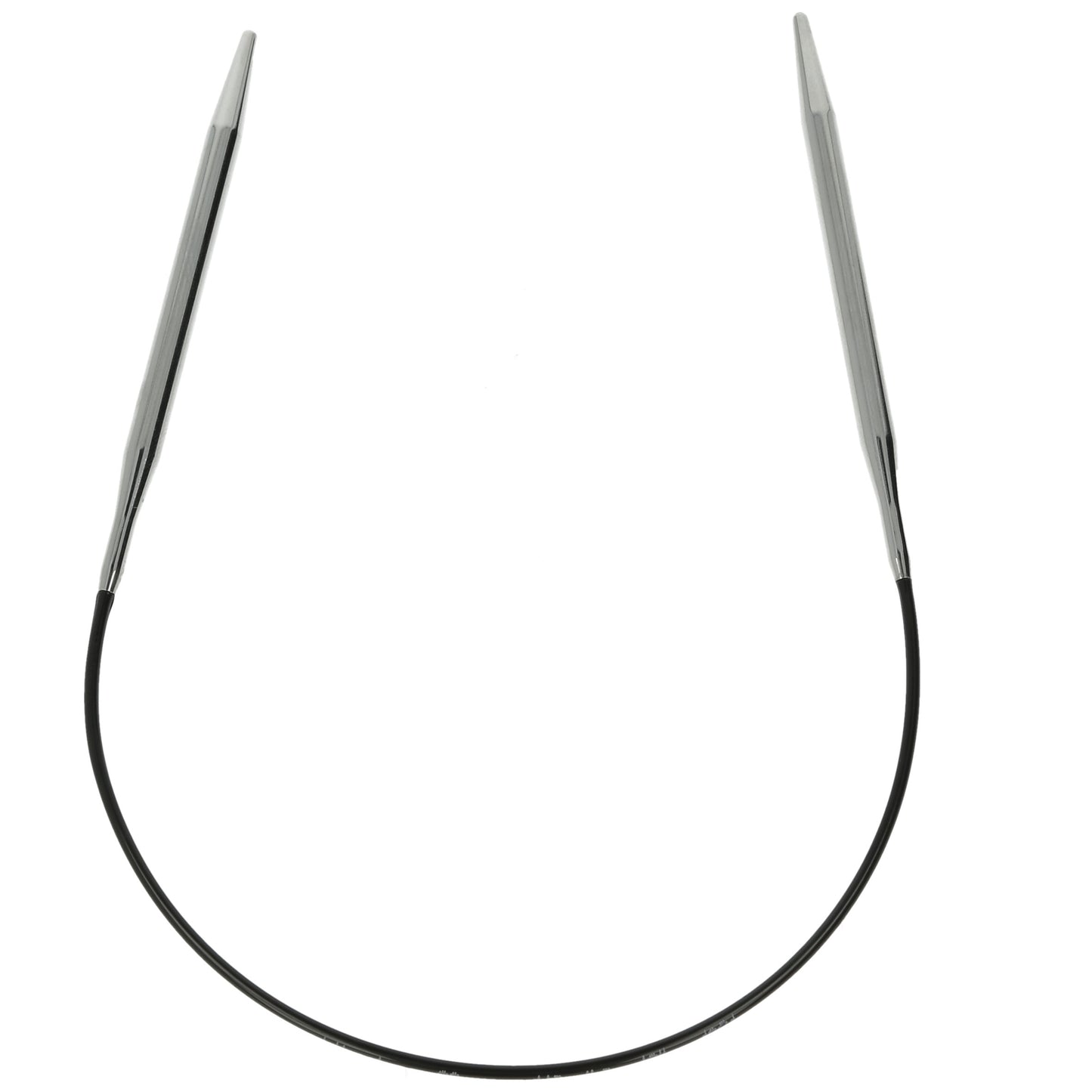 Aiguilles à tricoter circulaires en bronze blanc - Black Edition