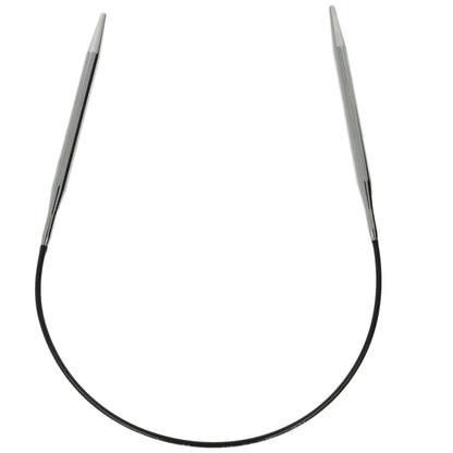 Aiguilles à tricoter circulaires en bronze blanc - Black Edition