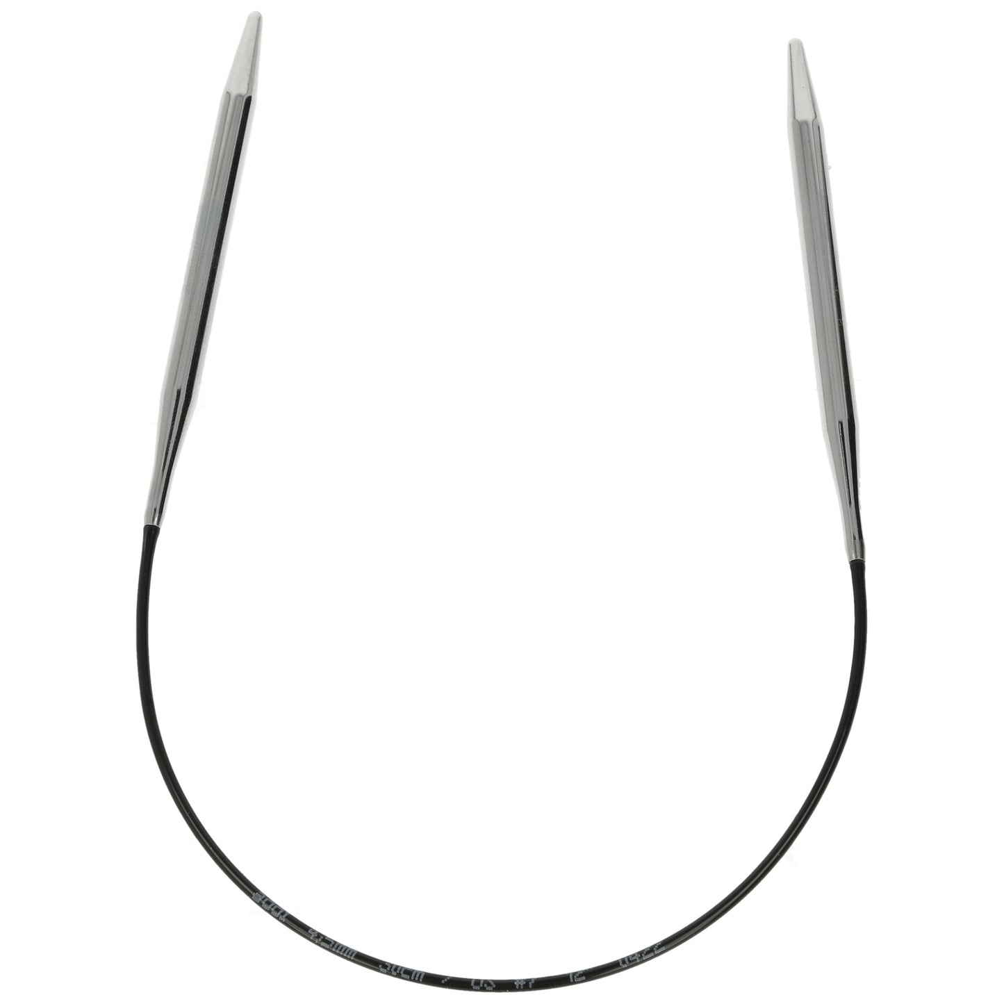 Aiguilles à tricoter circulaires en bronze blanc - Black Edition