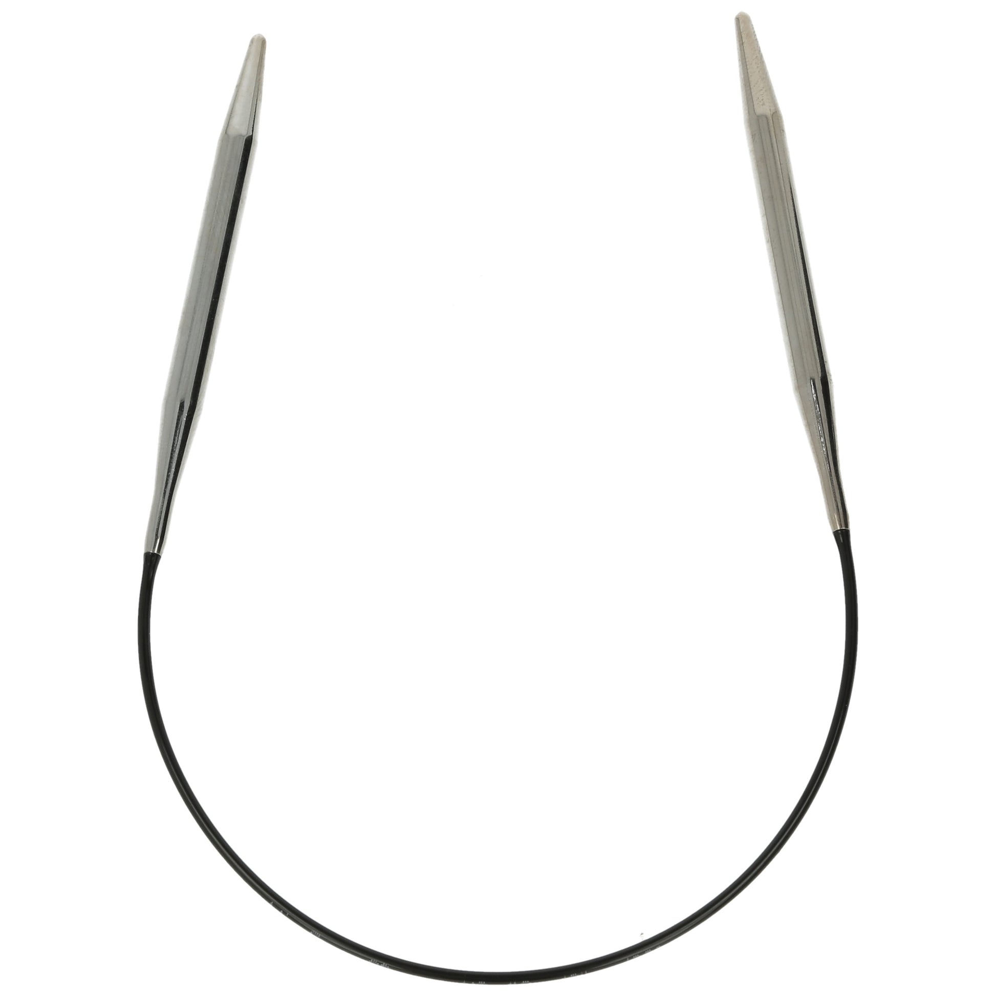 Aiguilles à tricoter circulaires en bronze blanc - Black Edition