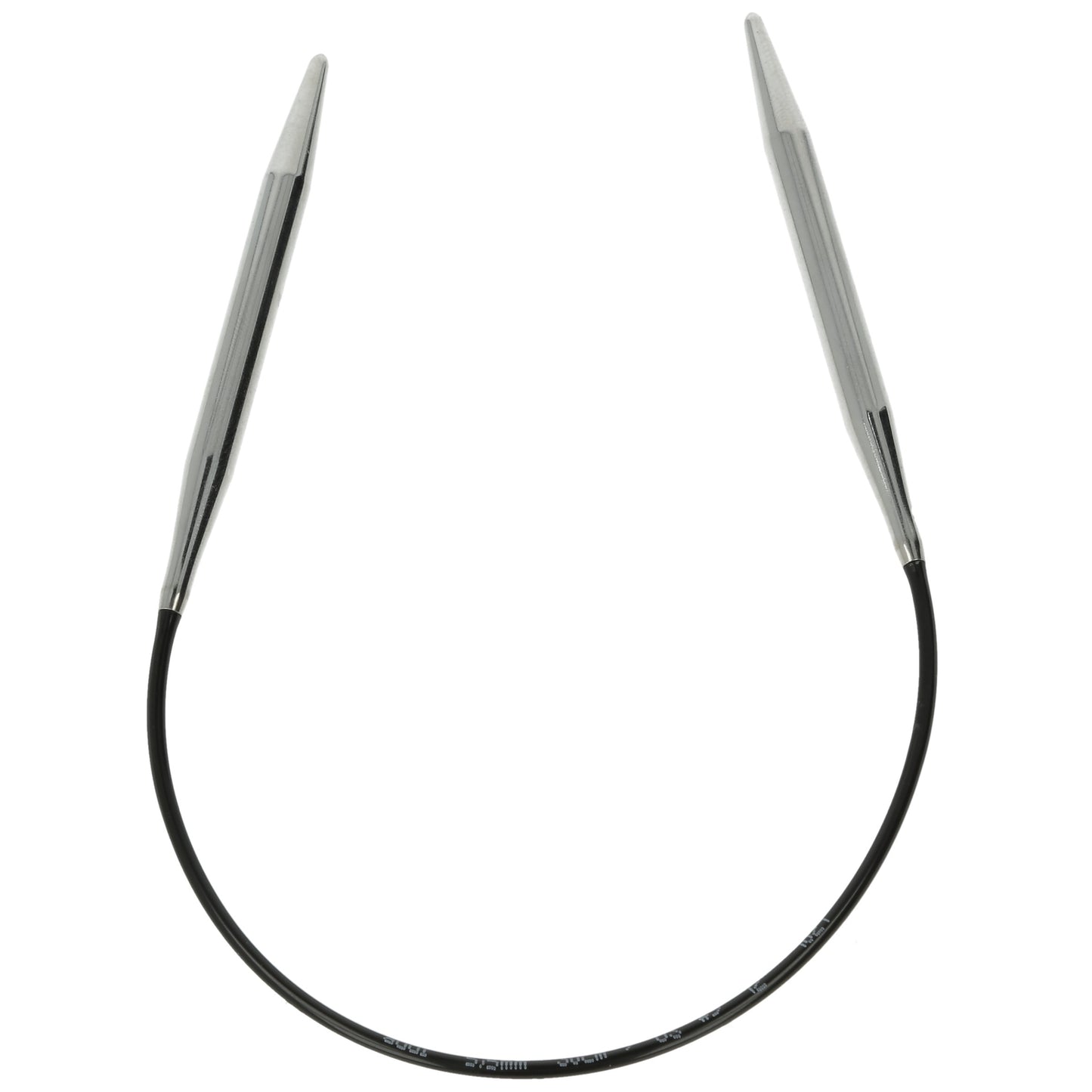 Aiguilles à tricoter circulaires en bronze blanc - Black Edition