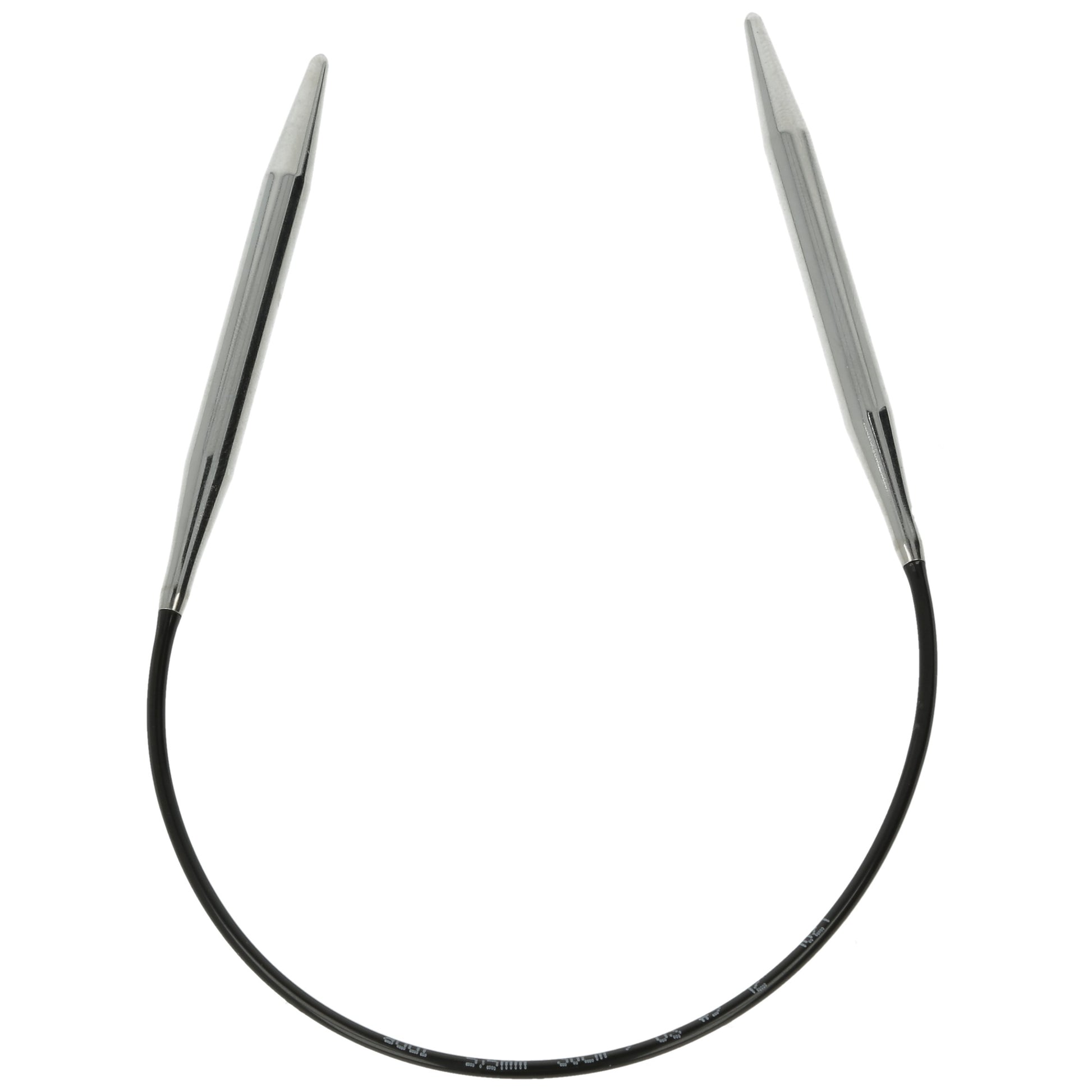 Aiguilles à tricoter circulaires en bronze blanc - Black Edition