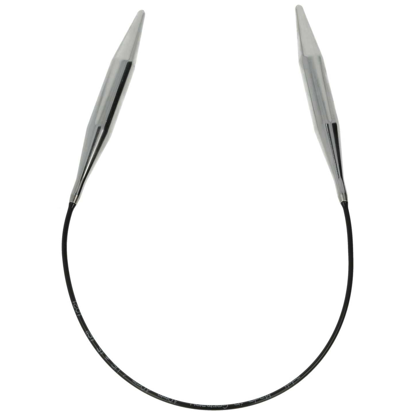 Aiguilles à tricoter circulaires en bronze blanc - Black Edition