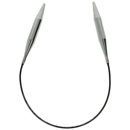 Aiguilles à tricoter circulaires en bronze blanc - Black Edition