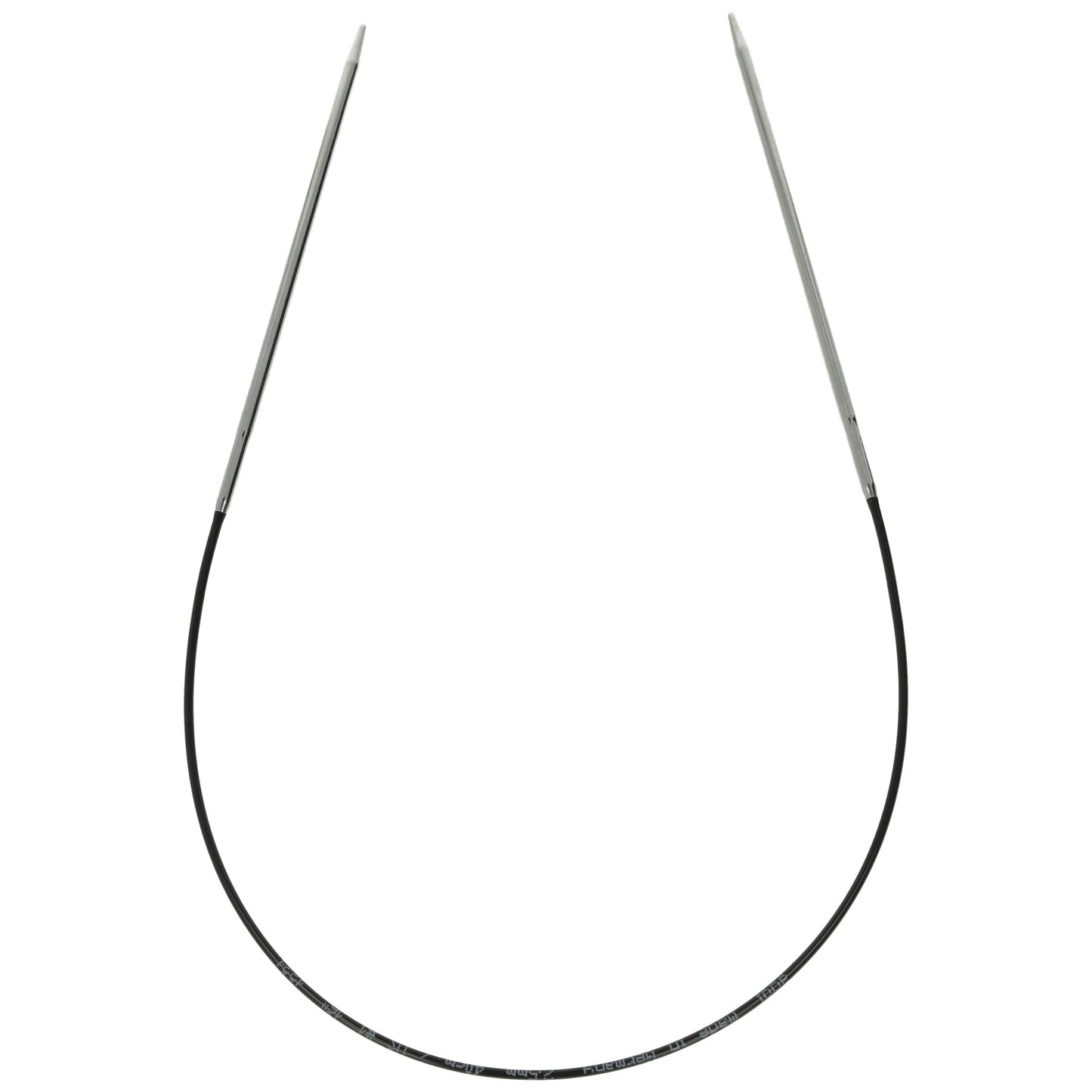 Aiguilles à tricoter circulaires en bronze blanc - Black Edition