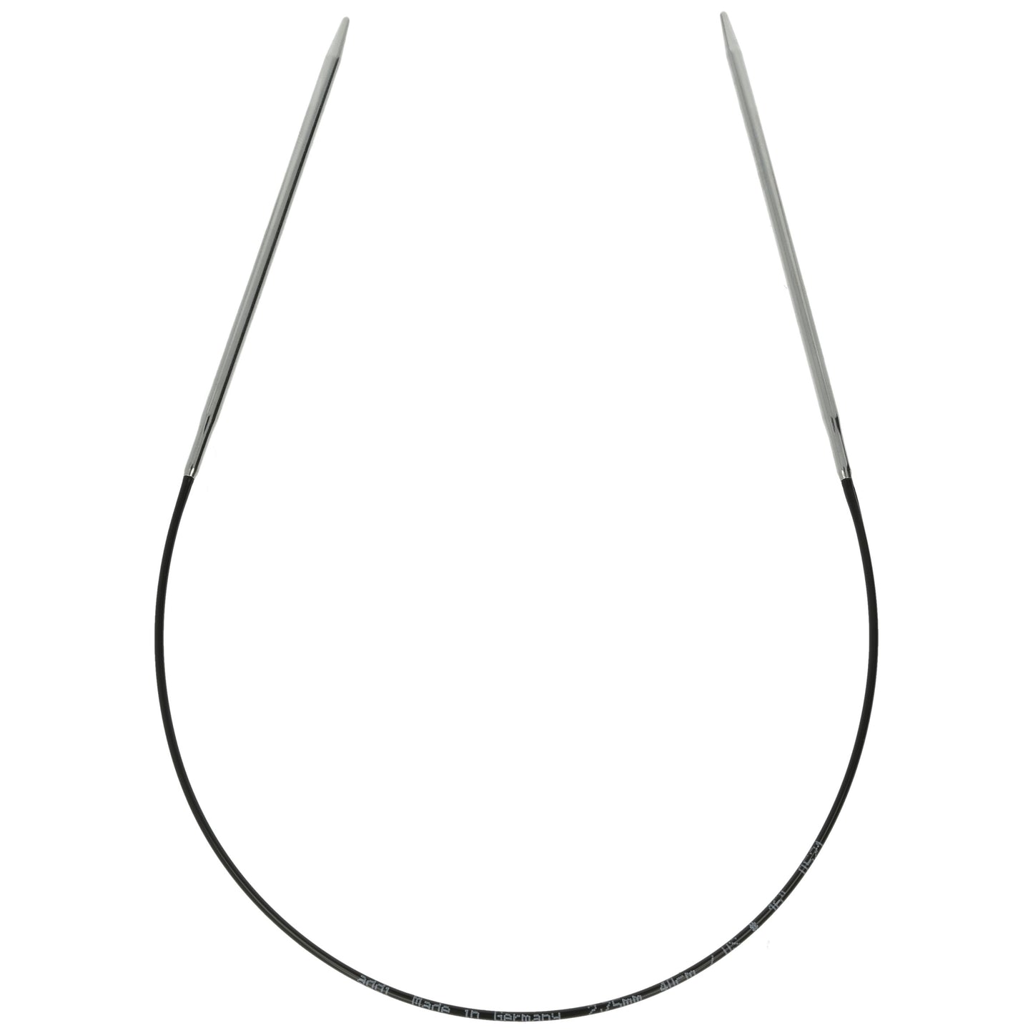 Aiguilles à tricoter circulaires en bronze blanc - Black Edition
