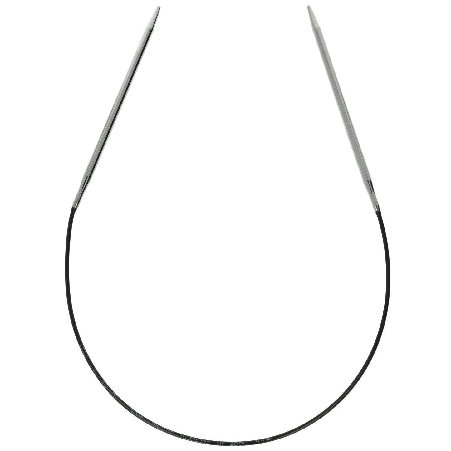 Aiguilles à tricoter circulaires en bronze blanc - Black Edition