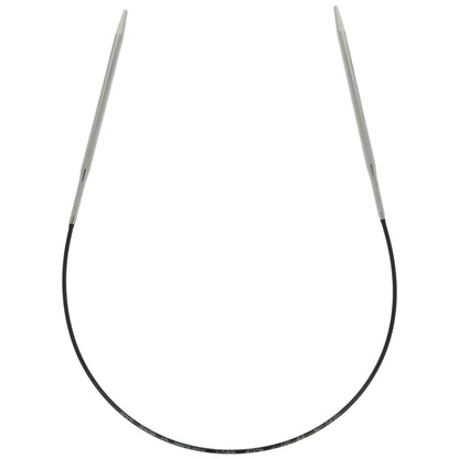 Aiguilles à tricoter circulaires en bronze blanc - Black Edition