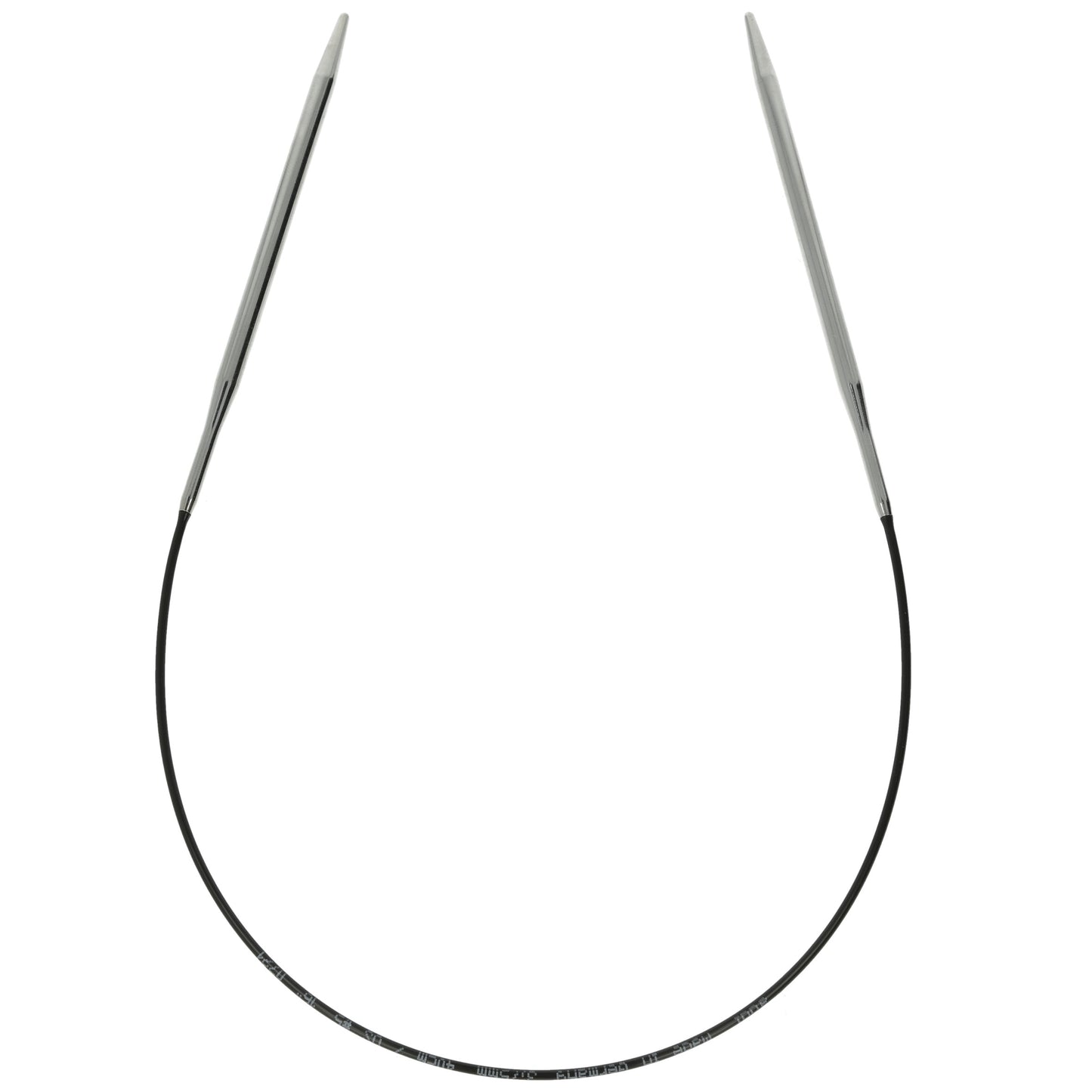 Aiguilles à tricoter circulaires en bronze blanc - Black Edition