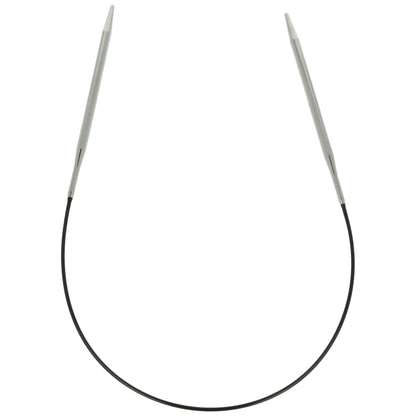 Aiguilles à tricoter circulaires en bronze blanc - Black Edition