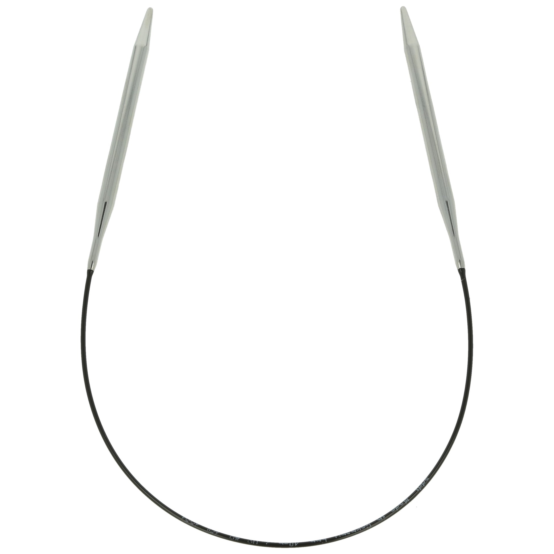 Aiguilles à tricoter circulaires en bronze blanc - Black Edition