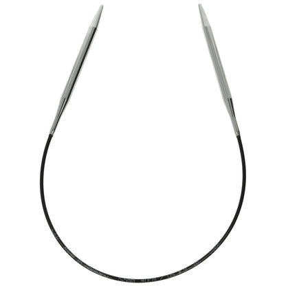Aiguilles à tricoter circulaires en bronze blanc - Black Edition