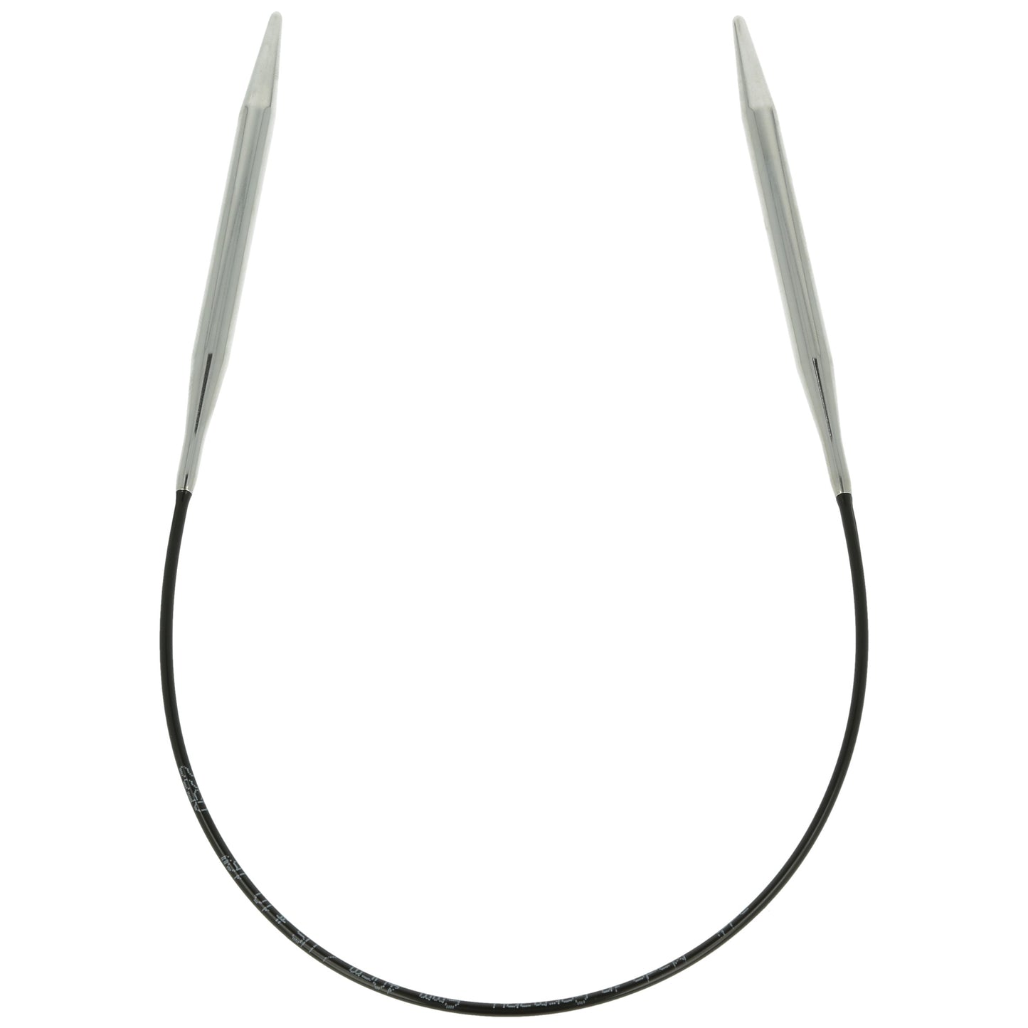 Aiguilles à tricoter circulaires en bronze blanc - Black Edition
