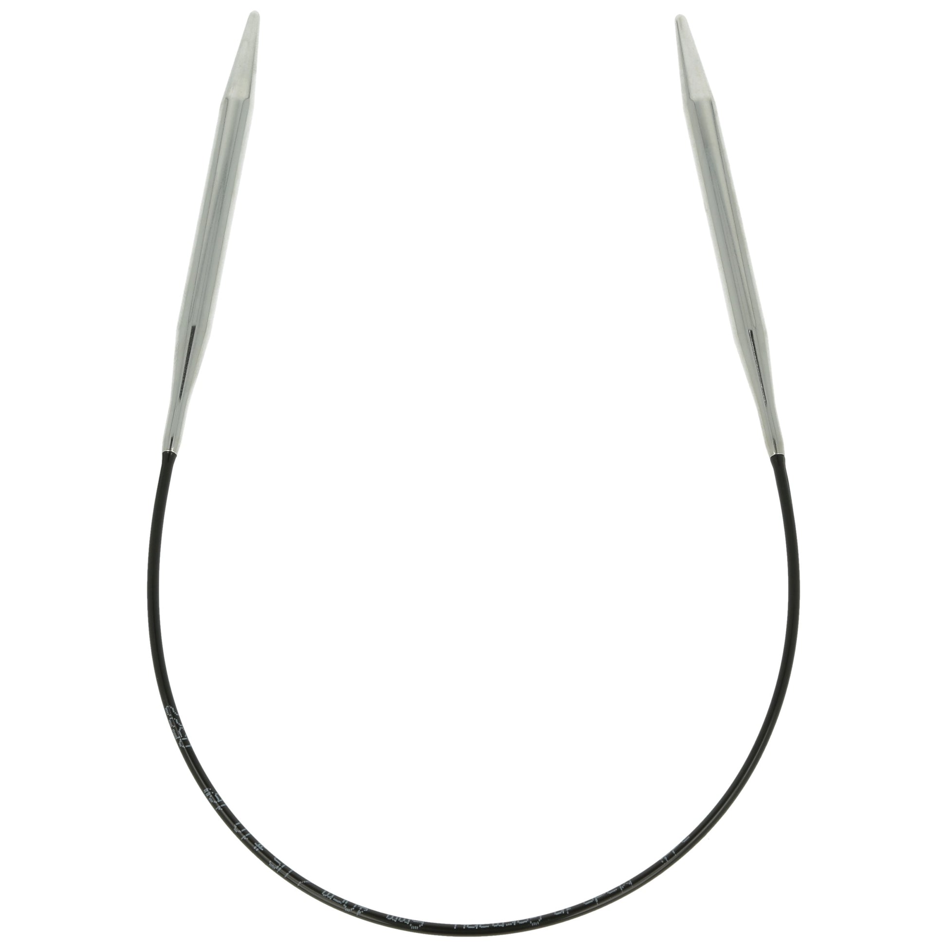 Aiguilles à tricoter circulaires en bronze blanc - Black Edition