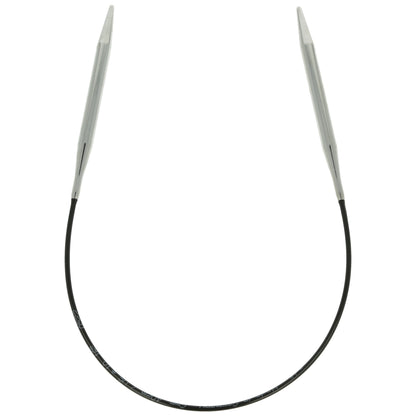 Aiguilles à tricoter circulaires en bronze blanc - Black Edition