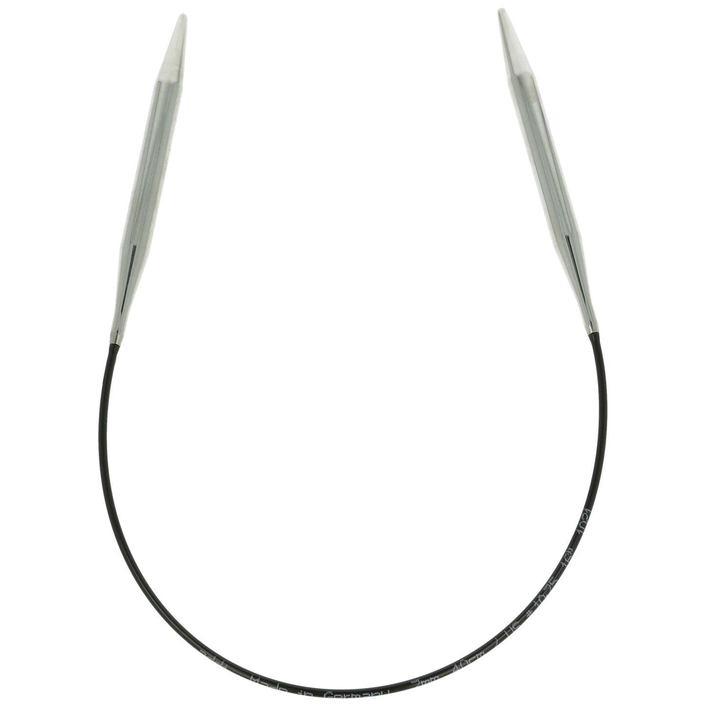Aiguilles à tricoter circulaires en bronze blanc - Black Edition
