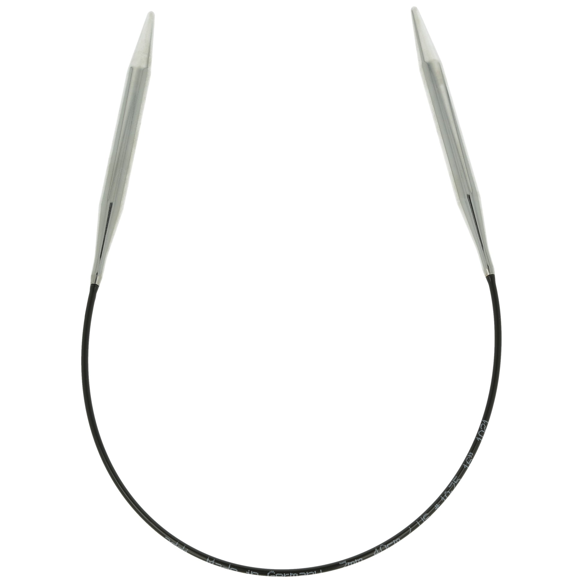 Aiguilles à tricoter circulaires en bronze blanc - Black Edition