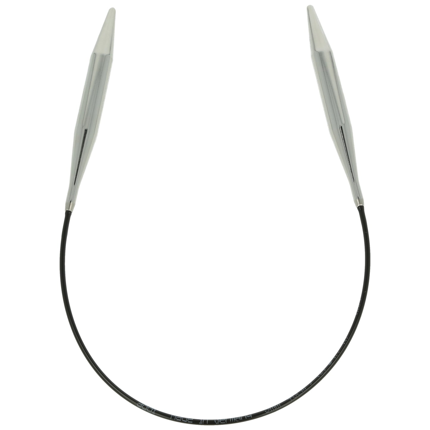 Aiguilles à tricoter circulaires en bronze blanc - Black Edition