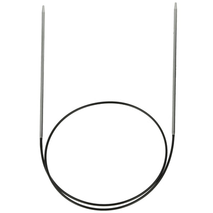 Aiguilles à tricoter circulaires en bronze blanc - Black Edition