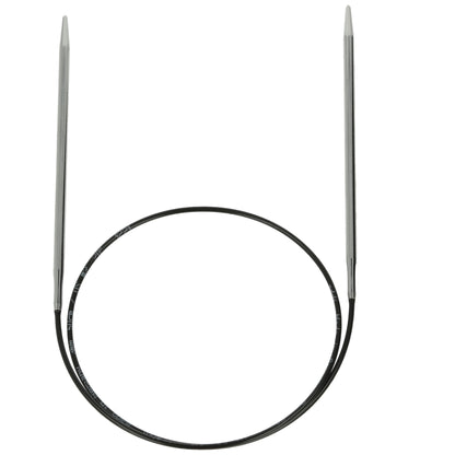 Aiguilles à tricoter circulaires en bronze blanc - Black Edition