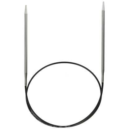 Aiguilles à tricoter circulaires en bronze blanc - Black Edition