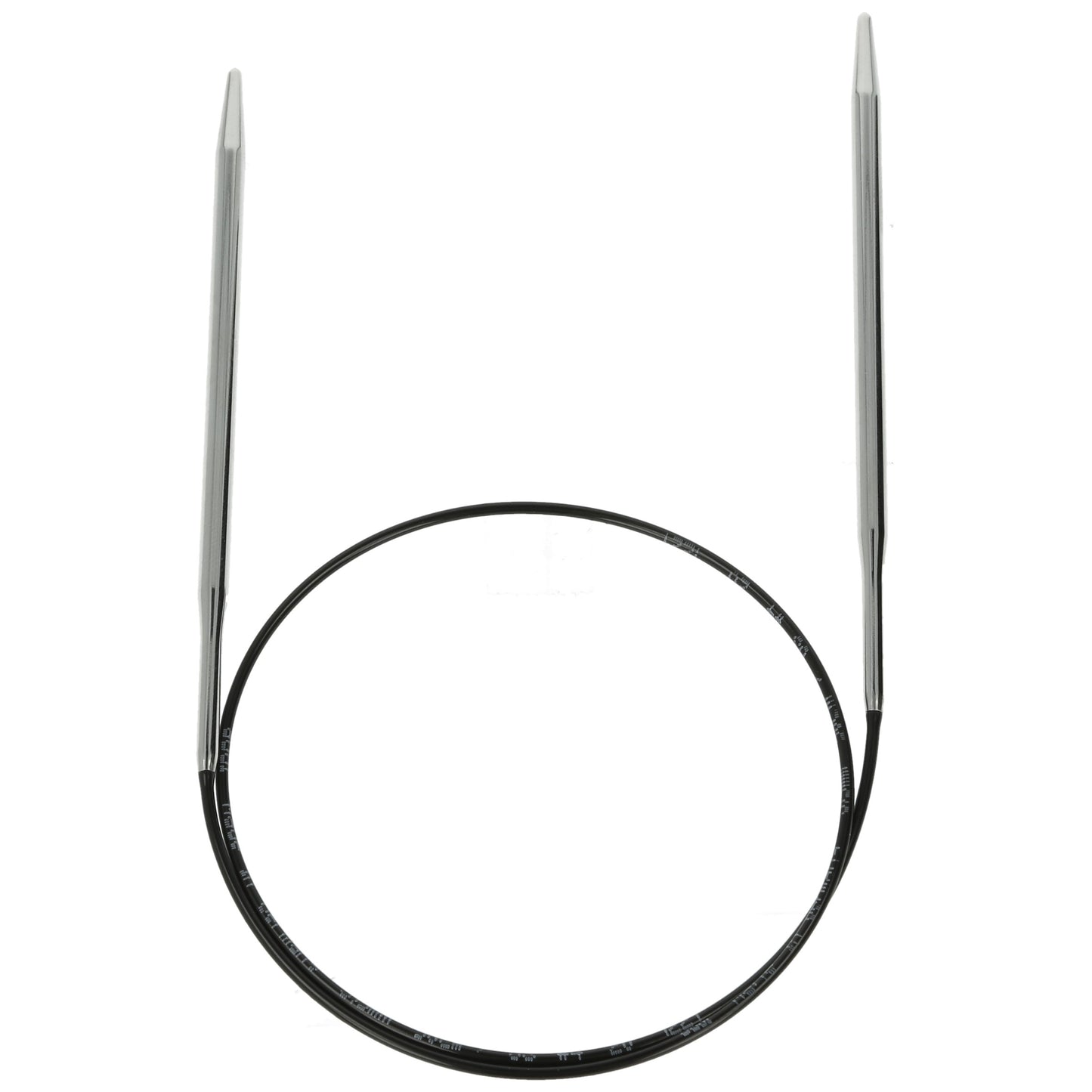 Aiguilles à tricoter circulaires en bronze blanc - Black Edition