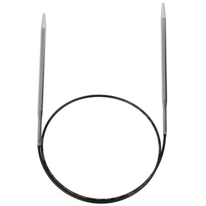 Aiguilles à tricoter circulaires en bronze blanc - Black Edition