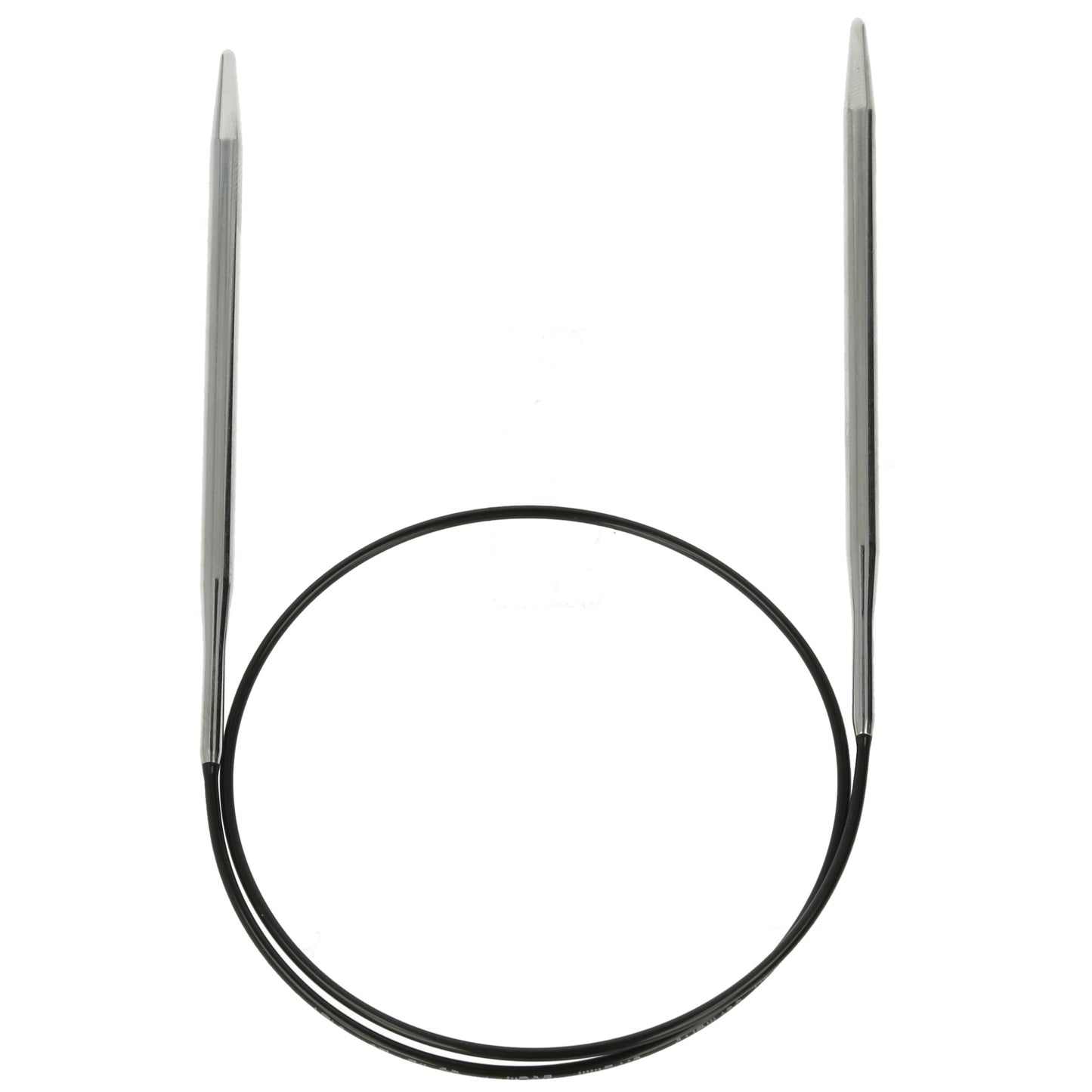Aiguilles à tricoter circulaires en bronze blanc - Black Edition