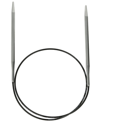 Aiguilles à tricoter circulaires en bronze blanc - Black Edition
