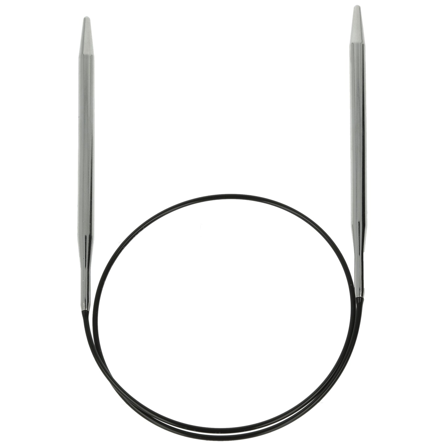 Aiguilles à tricoter circulaires en bronze blanc - Black Edition