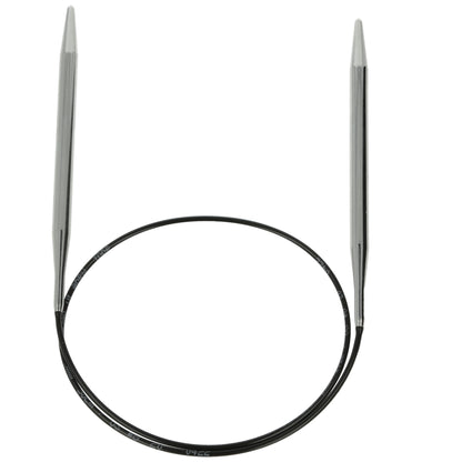 Aiguilles à tricoter circulaires en bronze blanc - Black Edition