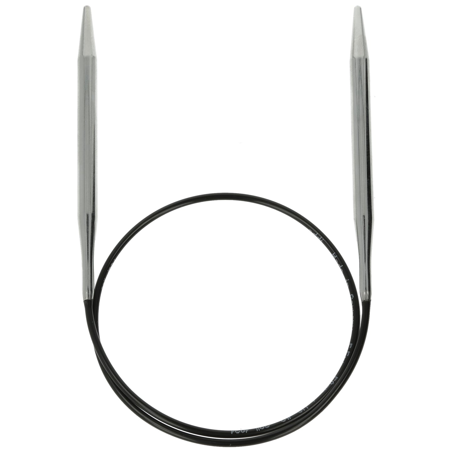 Aiguilles à tricoter circulaires en bronze blanc - Black Edition