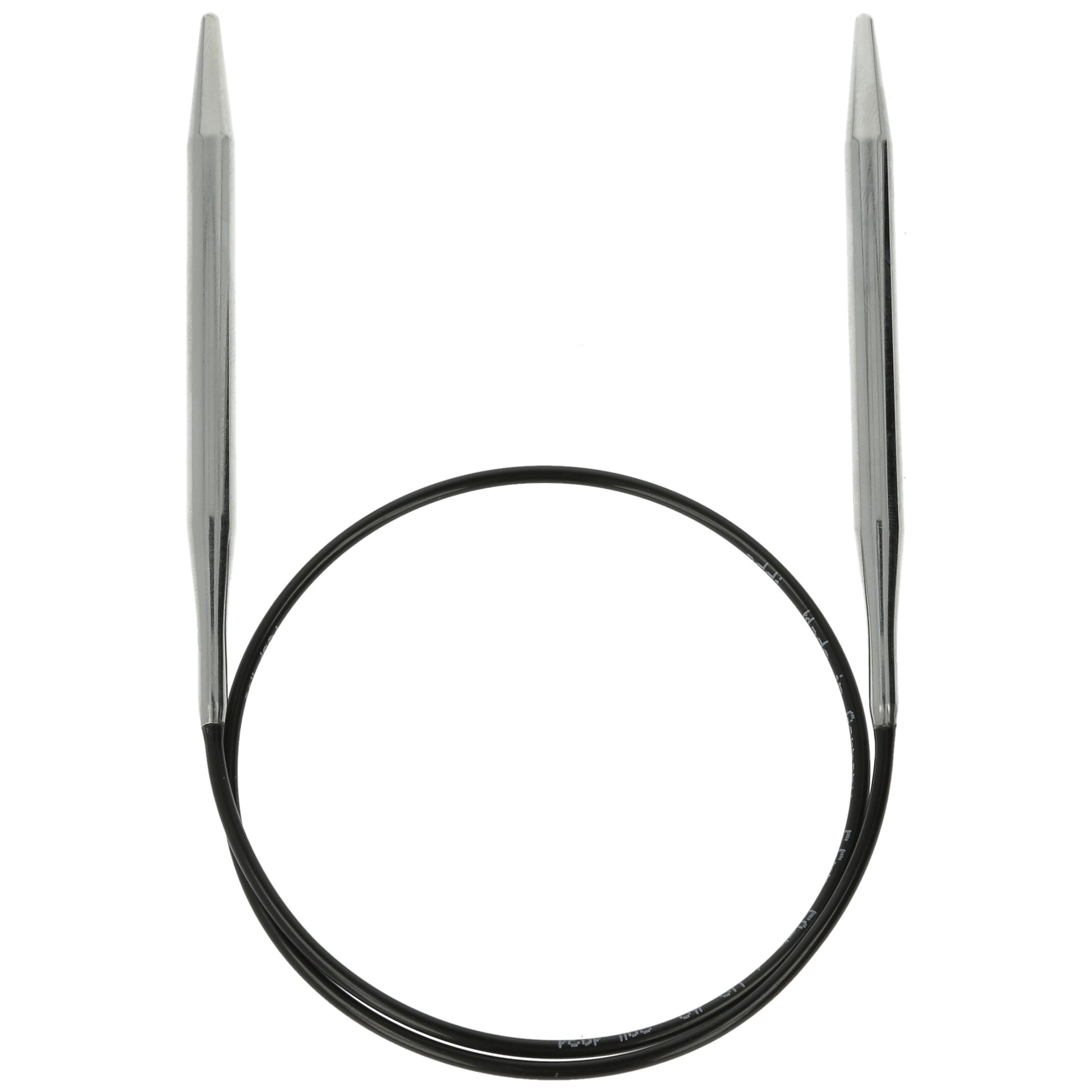 Aiguilles à tricoter circulaires en bronze blanc - Black Edition