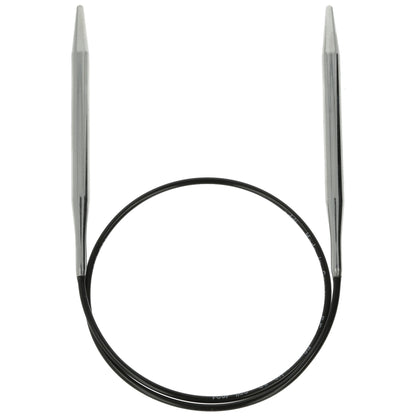 Aiguilles à tricoter circulaires en bronze blanc - Black Edition