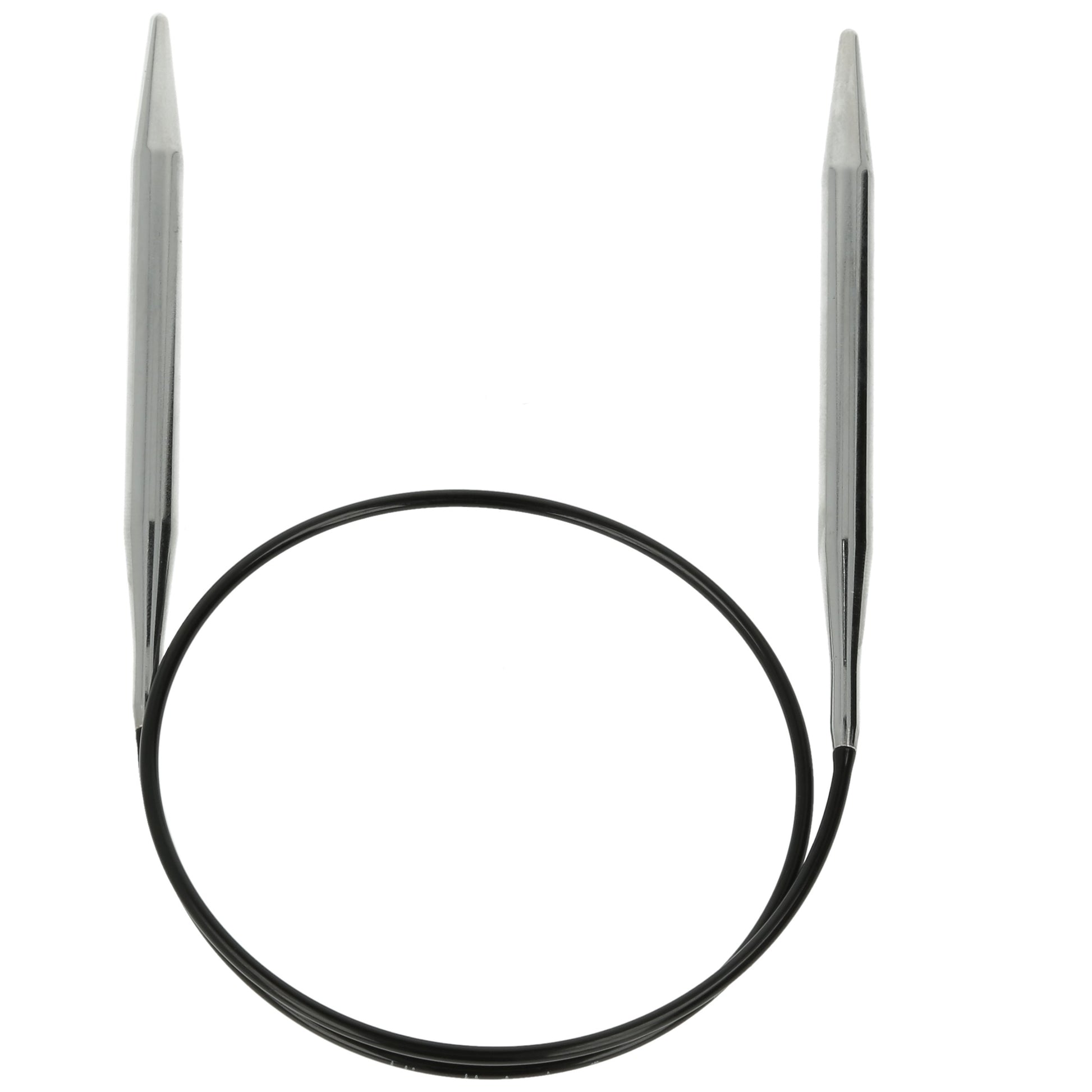Aiguilles à tricoter circulaires en bronze blanc - Black Edition
